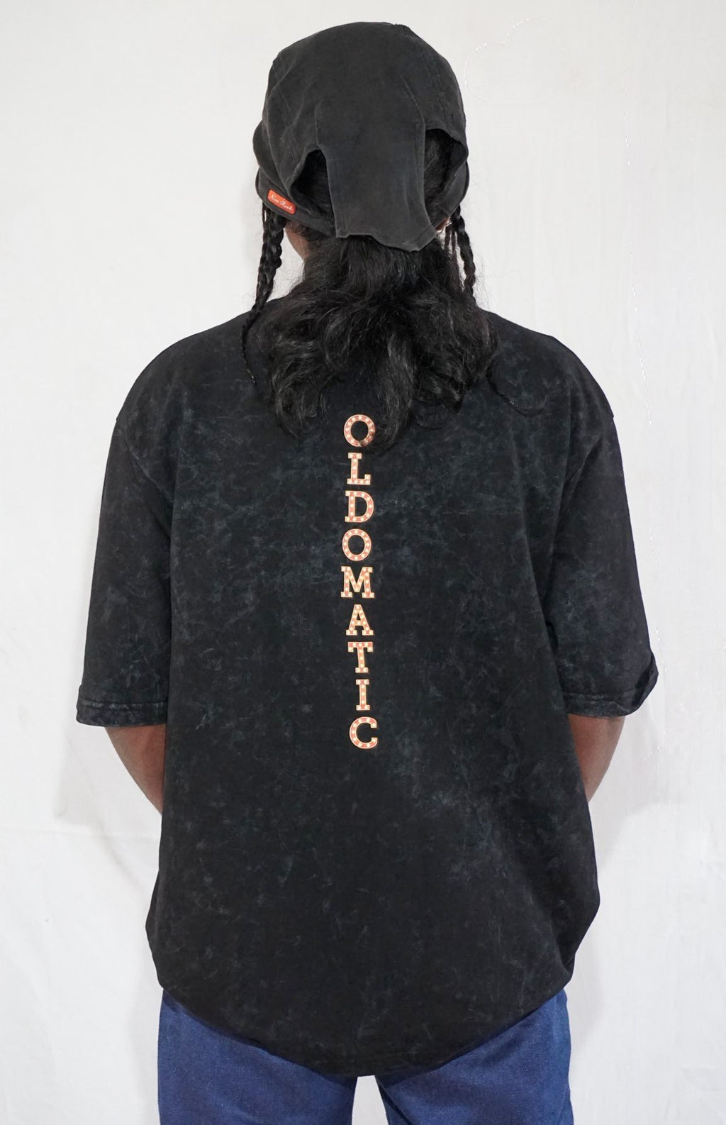 Highway Haven By Full Throttle In Acid Wash Black — Oversized Unisex T-Shirt | 100% Pure Cotton, 220 GSM
