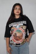 Wild Love By Above Snake In Black — Oversized Unisex T-Shirt 100% Pure Cotton, 220 GSM