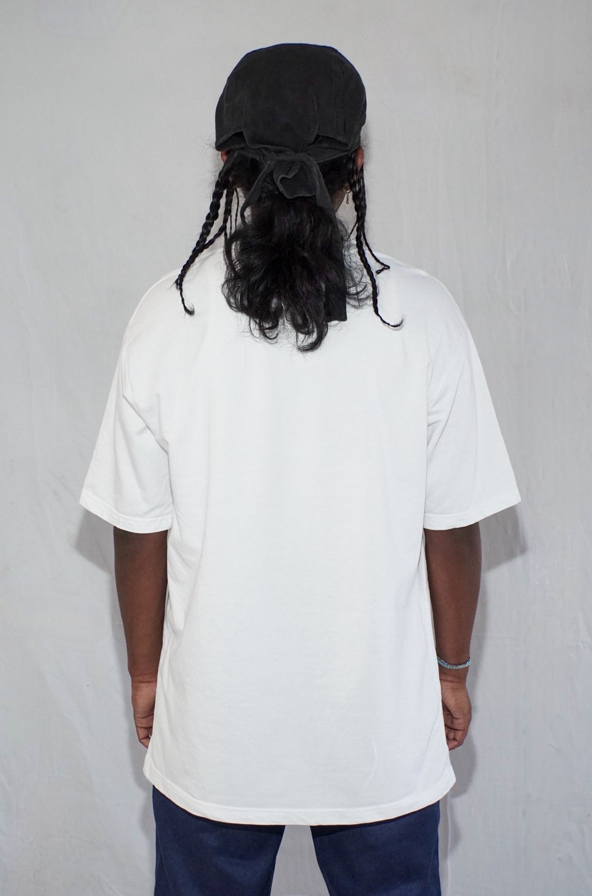 Speed Demon By Full Throttle In White — Oversized Unisex T-Shirt | 100% Pure Cotton, 220 GSM